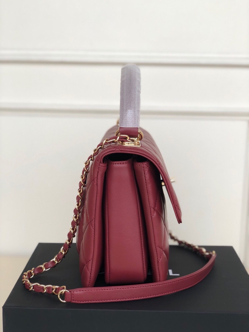 Ch**el top handle bags